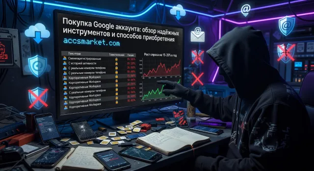 Покупка Google аккаунта: обзор надёжных инструментов и способов приобретения